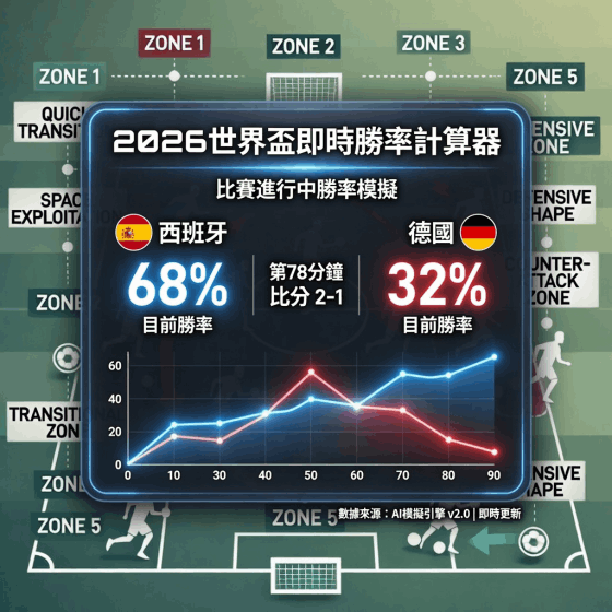 2026世界盃球員數據即時監測